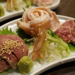 丈ちゃん - 刺身3点盛り（1280円）