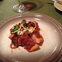 旬亭 なか川 - これぞ鉄板　豚肉料理一例