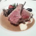 マッシュルーム - 仔羊背肉のロースト