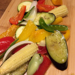 炭火焼肉　萬まる - 野菜盛り