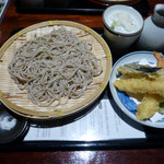 ここ一軒で山口県 アンド吉祥 - 天ざるそば（冷）（第三回訪問）