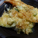 ここ一軒で山口県 アンド吉祥 - 天ざるそば（温）（第三回訪問）