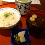 味すゞ亭 穏香 - 生姜ご飯です