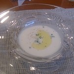 小林食堂 - アスパラの冷製クリームスープ
