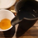 蕎麦湯の如くゆで汁が！ホッとする瞬間をいただきます♪