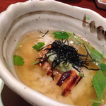 吉向 - お食事(焼あなごのお茶漬け)