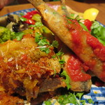 ピッツェリア ナポレターナ ラ・タヴォロッツァ - 前菜8種盛り合わせ(2015年6月②）