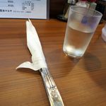塚本 マルヤ - 注文したらナイフとフォークが