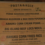 Goofy Cafe & Dine - 2015年05月13日　メニュー