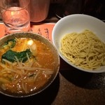 ラーメンBAR やきそばー HIT - 味噌つけめん201502