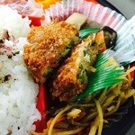 オリジン弁当 - 揚げ物も入って500カロリーですわ！