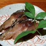 手打ち蕎麦切り　海望 - 鰊の山椒煮。