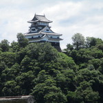 ボン・ムウ - 店内南窓側の席からは犬山城がはっきり見える