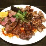 BARU 竹末 - 豚ホルモン炭焼（1200円）