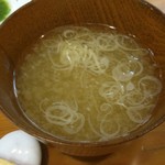 魚楽 - 味噌汁