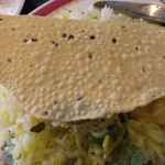 カーン・ケバブ・ビリヤニ - パパド