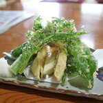 手打ちそば やまと - 野菜天ぷら・・新鮮さが伝わります。