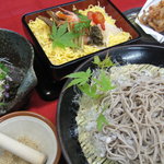 Ajiwaebajuunikagetsu - 人気の十割蕎麦セット