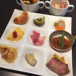 ホテルピエナ神戸 - 朝食ビュッフェ(洋食盛り付け例)