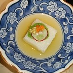 江戸三 - 長芋を寒天で寄せたもの♪お出汁がうまい