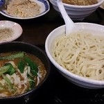 夢つなぎ - 野菜つけ麺大盛り(400g)＋煮玉子