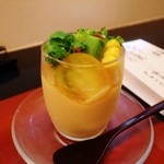 Nihonryourikishun - 先付：冷やし茶碗蒸し