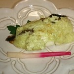 江戸三 - カンパチのバジルソース焼き♪