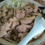 こころ食堂 - 鳥ソバ大盛800円