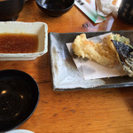 Sushi No Masudaya - タコのてんぷら (2個食べてしまった後)