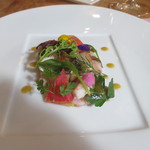 カーヴ・ド・コンマ - 鰤のサラダ仕立て
