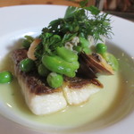 カーヴ・ド・コンマ - 真鯛のポアレ