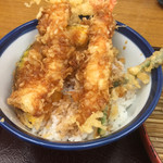 天丼てんや - ネタは海老 大いか かぼちゃ レンコン いんげん