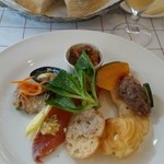 ル・プラ・プリュ - オードブルの盛り合わせ