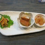 海鮮道楽たち花 - 突出しです。