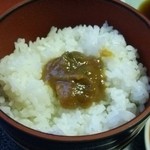 奈良白鹿荘 - ご飯に味噌が…これが案外と嬉しい。