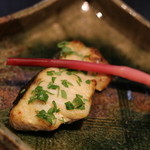 高松 - 焼き物は鱸　木の芽が香り高くて、お肉はふわふわ