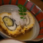 蕎麦の実 よしむら - おばんざい３品のうちのひとつ　鱧のお料理　おいしい