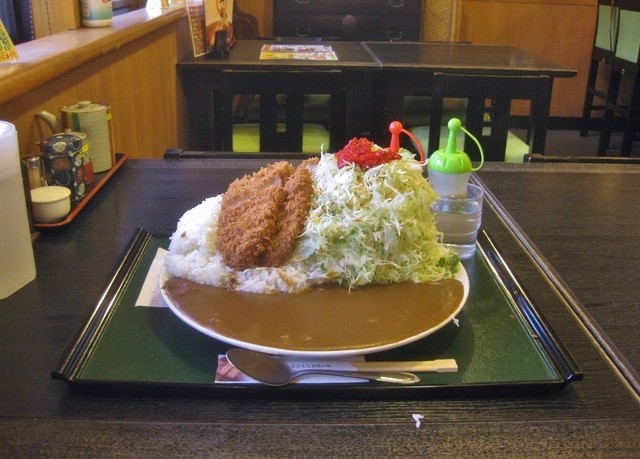 秋田でメガ盛りチャレンジ By 十八番 かつ吉 秋田 とんかつ 食べログ