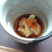 日本料理 「風花」 コンラッド東京 - 湯葉とウニ