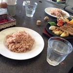 セント シュバイン - 2015年6月：Grillセット(\1900)…玄米ご飯かパンが選べたので玄米ご飯にしました