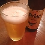 うるま食堂 - オリオンはあえて瓶で。