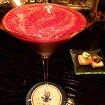 バー ノーブル - さくらんぼのフローズンカクテル