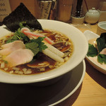 むぎとオリーブ - 特製 鶏・煮干・蛤のトリプルＳＯＢＡ