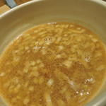 むぎとオリーブ - 特製 鶏と蛤の濃厚つけ麺 大　ズームアップ