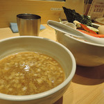 むぎとオリーブ - 特製 鶏と蛤の濃厚つけ麺 大