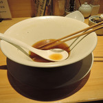 むぎとオリーブ - 特製 鶏・煮干・蛤のトリプルＳＯＢＡ　完食