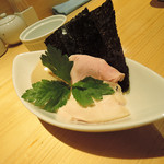 むぎとオリーブ - 特製 鶏・煮干・蛤のトリプルＳＯＢＡ　ズームアップ