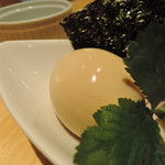 むぎとオリーブ - 特製 鶏・煮干・蛤のトリプルＳＯＢＡ　ズームアップ