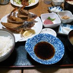 紀乃川 - グルクンの唐揚げ定食