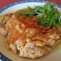 ホテルオークラレストラン新宿 中国料理 桃里 - 鶏の唐揚げレモンソース